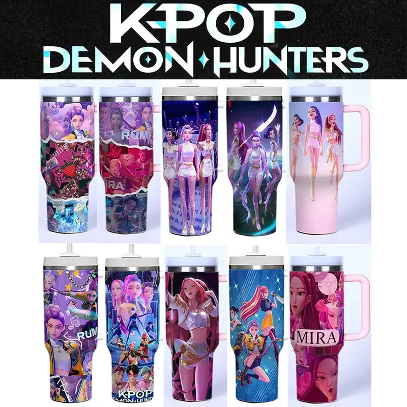 K-Pop Demon Hunters Cup: 40oz Stainless Steel Tumbler