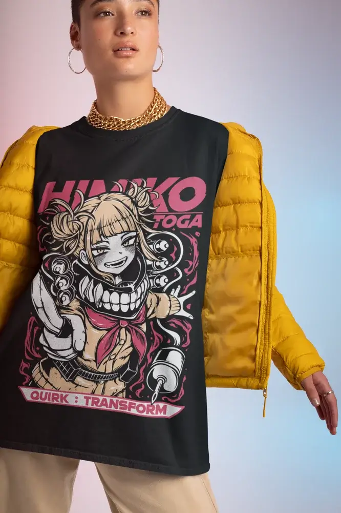 Himiko Toga T-Shirt: Kawaii MHA Villain Anime Tee
