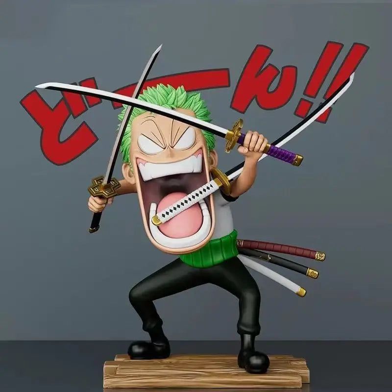 One Piece Hungry Trio Luffy Zoro Sanji Figure Set | 15CM
