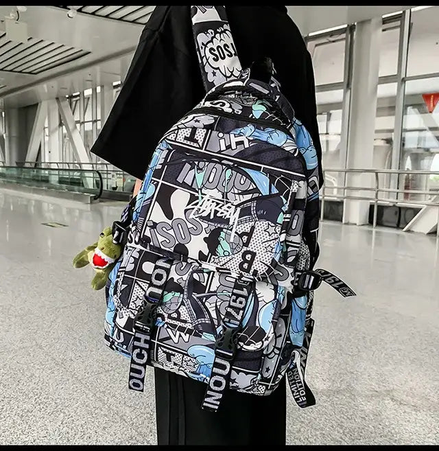 One Piece Luffy Backpack: High-Capacity Anime School Bag