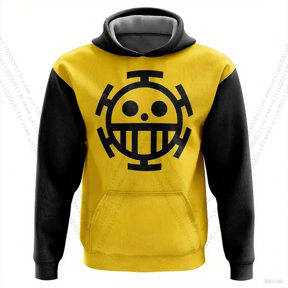 Trafalgar Law Harajuku Hoodie One Piece Gym Pullover