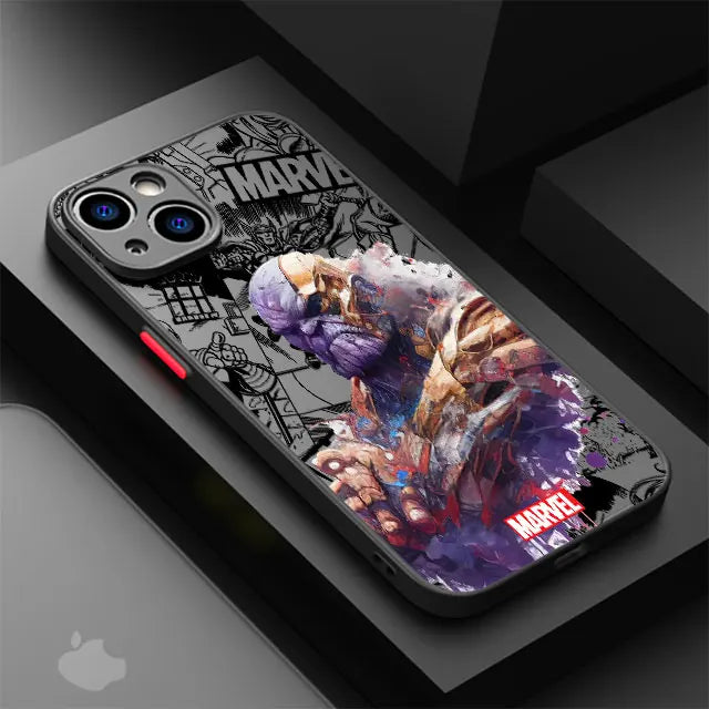 Marvel heroes phone cases for Apple iPhone 11 SE 8 14 12 Pro 15 7 Plus 13 Mini XS Max XR Luxury Matte Back Covers