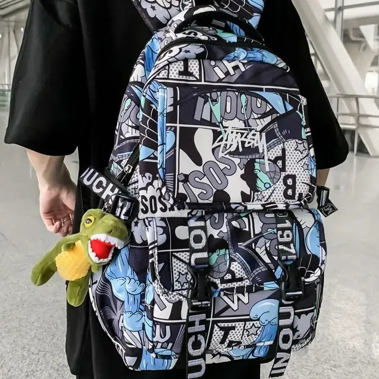 One Piece Luffy Backpack: High-Capacity Anime School Bag