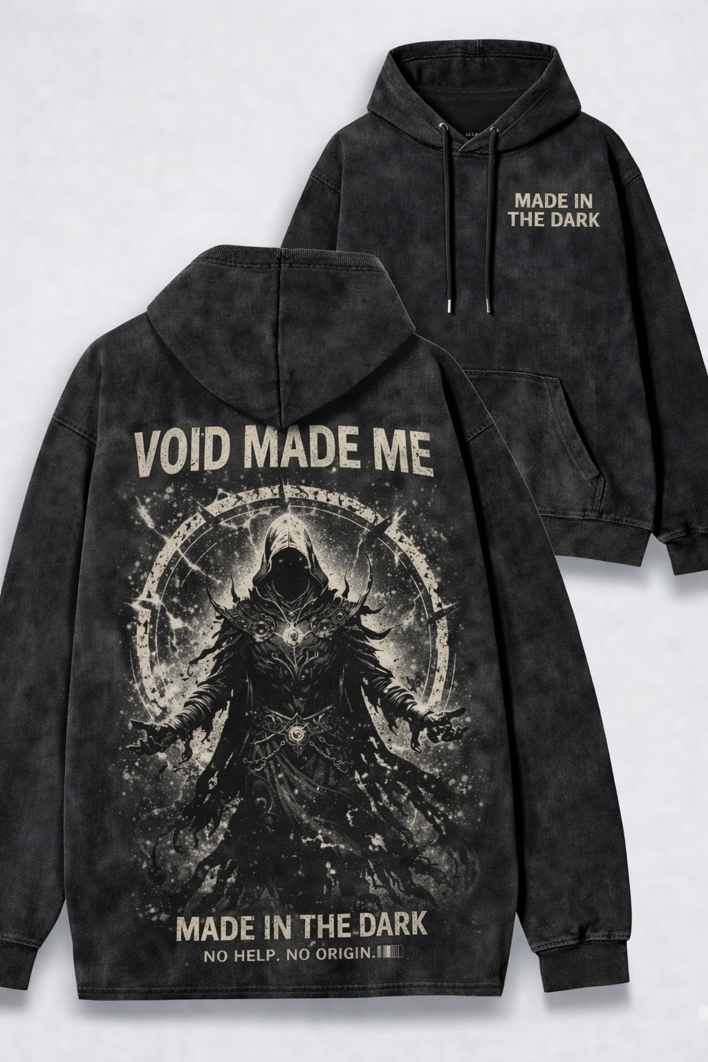 SILENCE ANSWERS BACK – Off-White Statement Tee & Hoodie