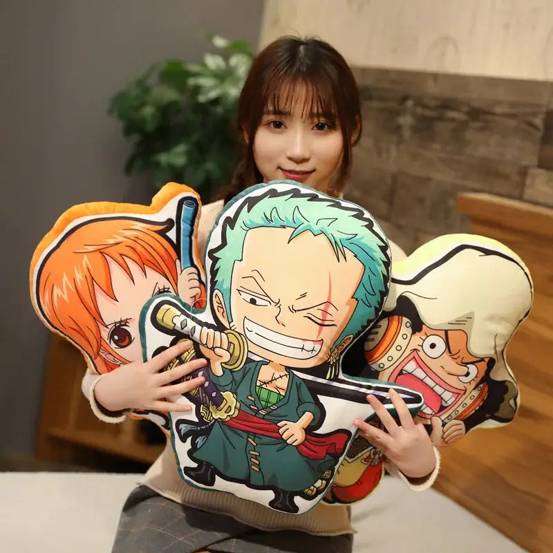 One Piece Kawaii Pillow Doll – Cute Anime Plush Gift