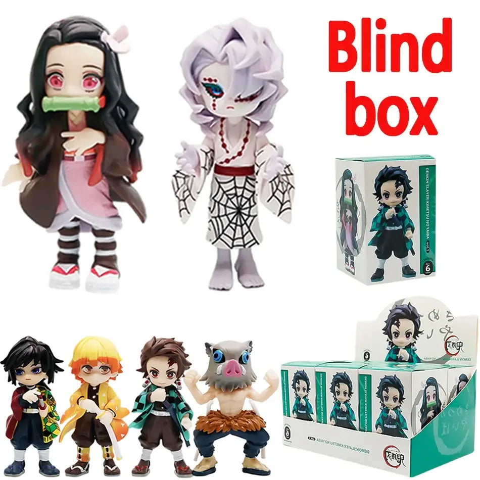 Demon Slayer Tanjiro Nezuko Blind Box PVC Figure Gift