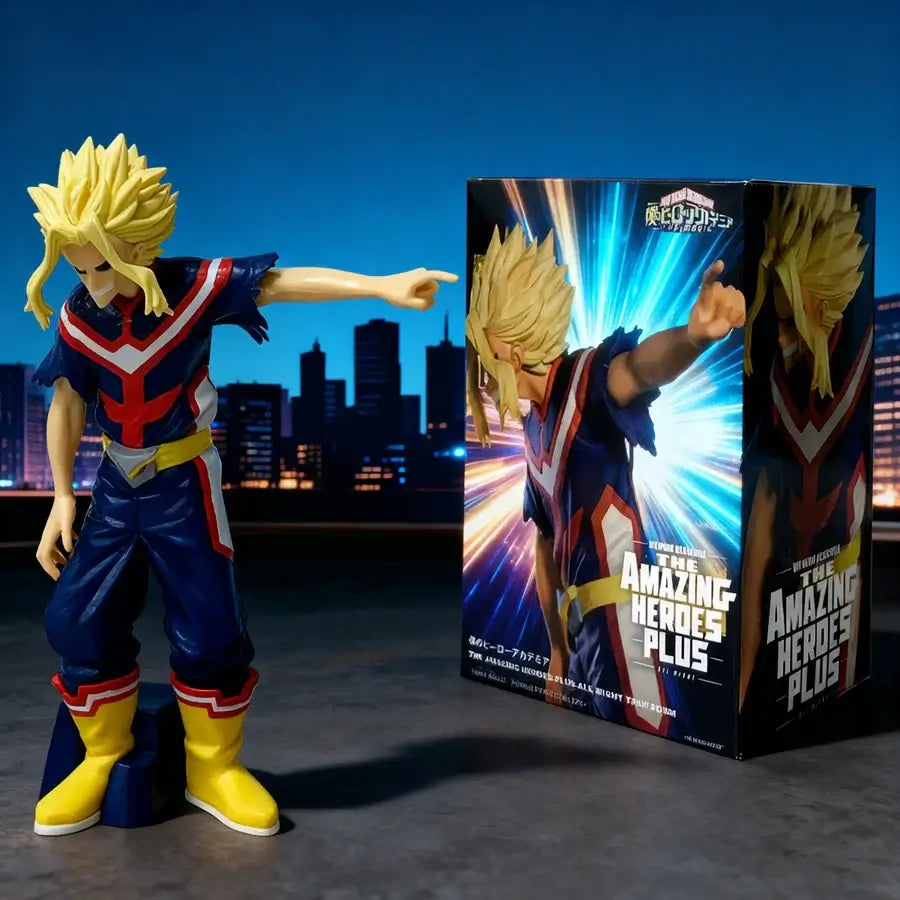 My Hero Academia Anime Figure: 18cm All Might & Deku Statue