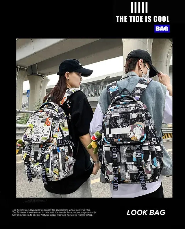 One Piece Luffy Backpack: High-Capacity Anime School Bag