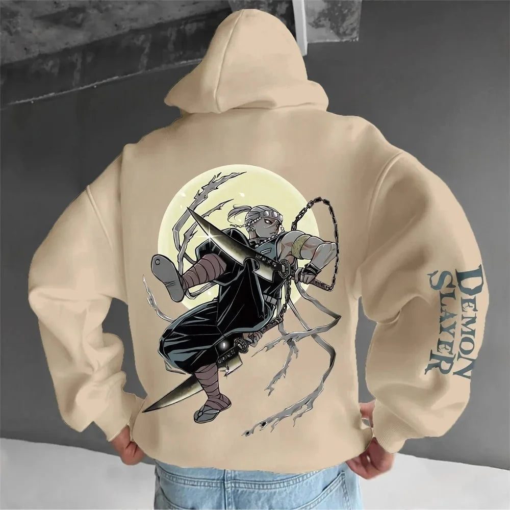 Demon Slayer Tengen Uzui Parent-Child Hoodie | Anime Kids