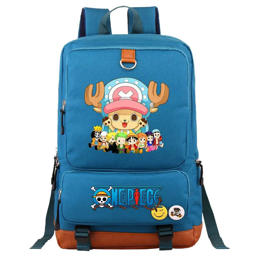 One Piece Luffy Printed Unisex Backpack School Travel Bag