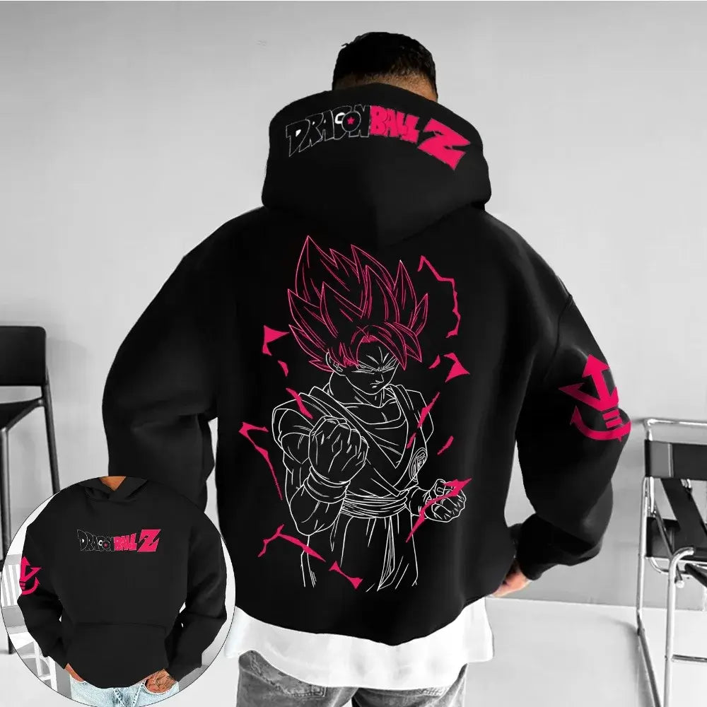 Dragon Ball Zamasu Goku Black Anime Hoodie | Parent-Child