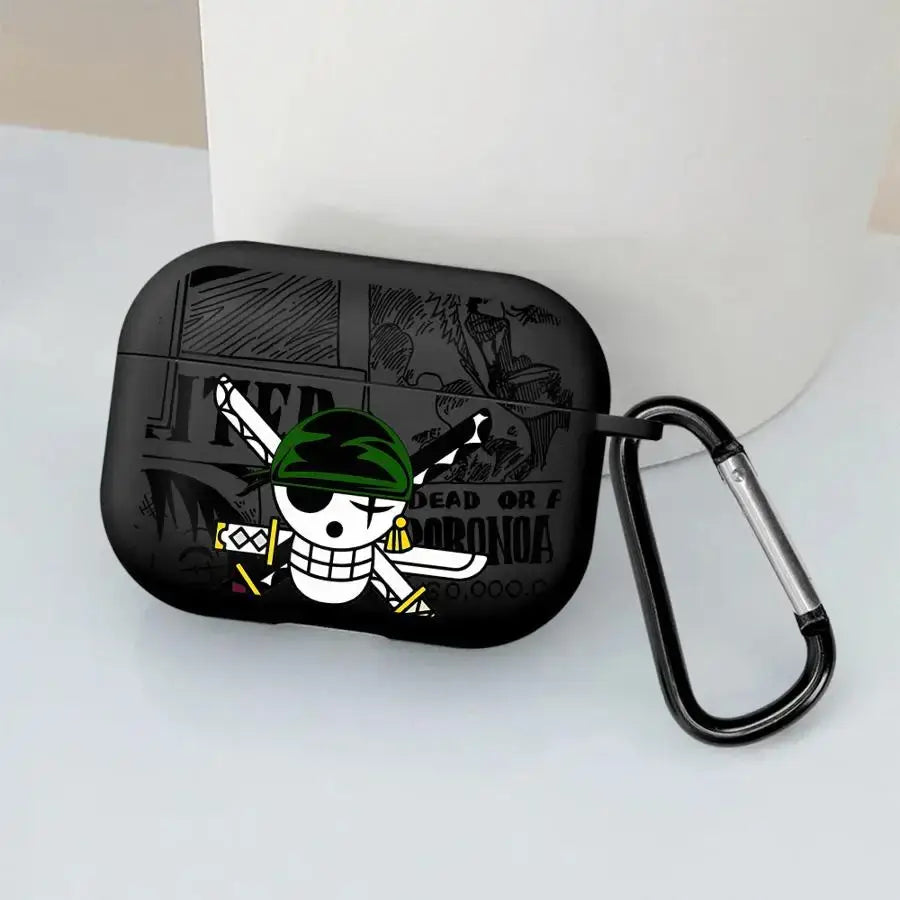 One Piece AirPods Case Cool Logo Protective Cover Hard Shell