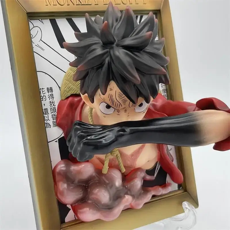 One Piece Three Brothers Statue: Luffy Ace Sabo Frame Gift