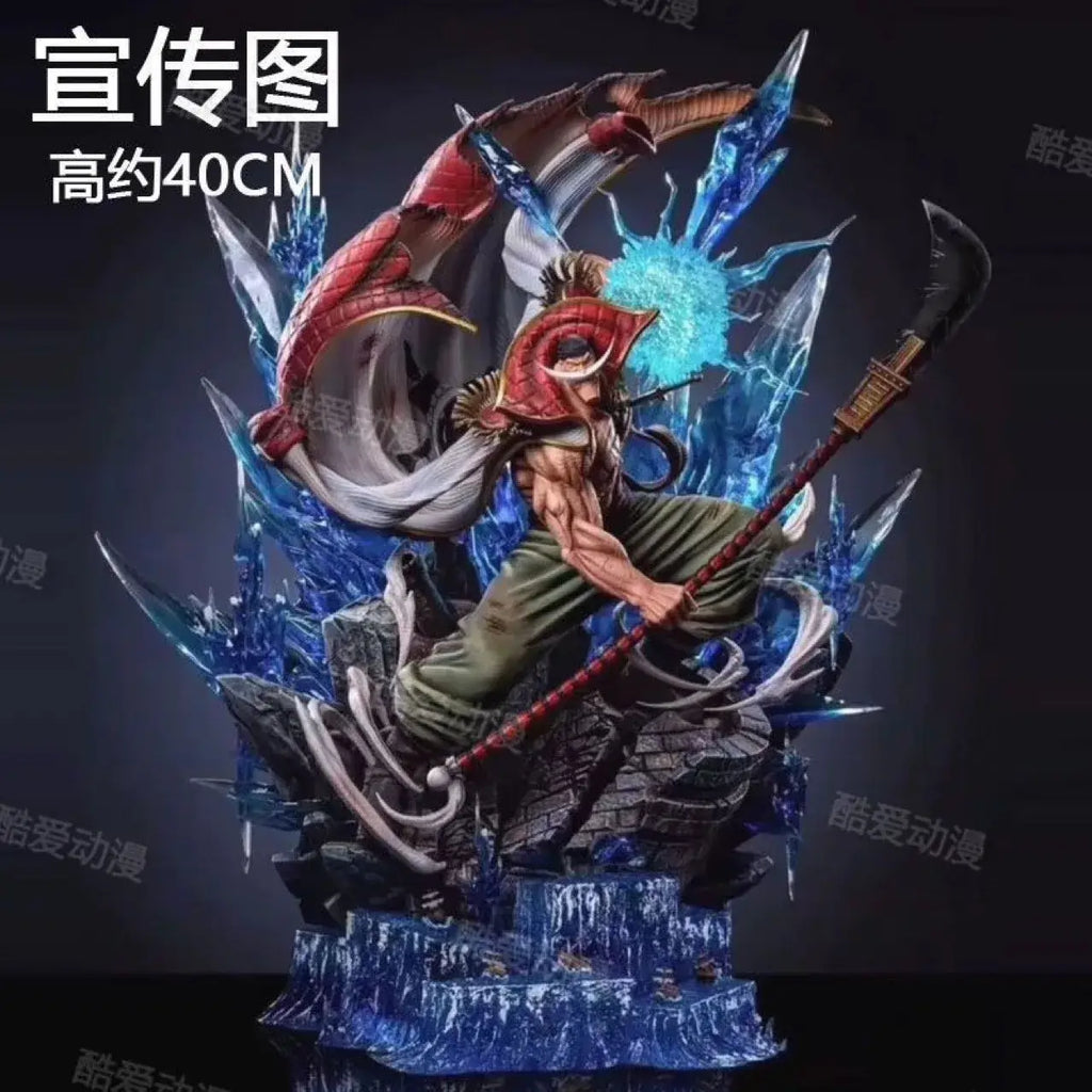 One Piece Whitebeard Naval Battle PVC Figure 38cm Light