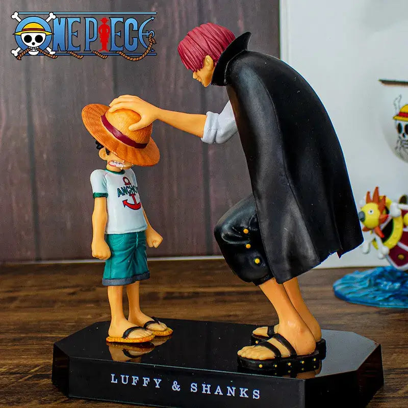 Shanks Luffy Action Figure: 18cm One Piece Anime Collectible Statue