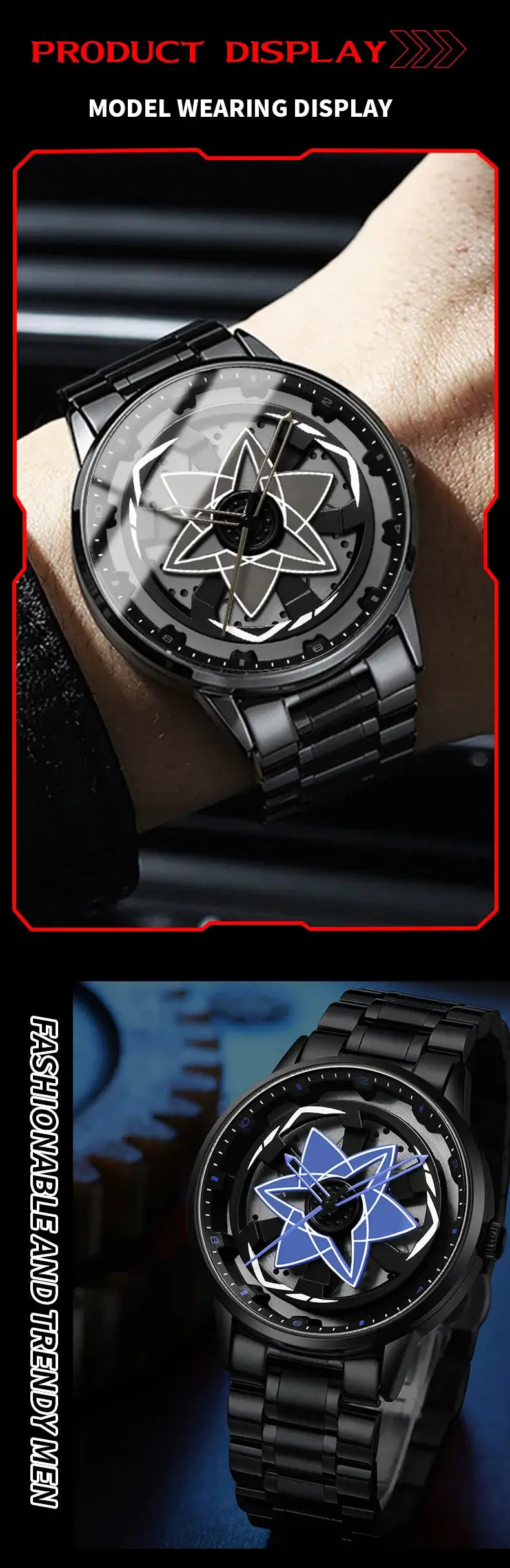 VA VA VOOM Racing Series Watch – Spinning Sports Men’s Quartz