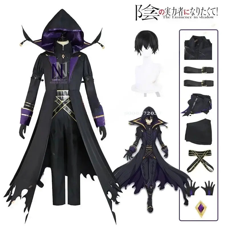 Eminence in Shadow Cid Kagenou Cosplay Costume | Cloak