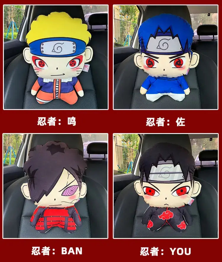 Naruto Anime Car Neck Pillow Headrest | Anti-Fatigue Gift
