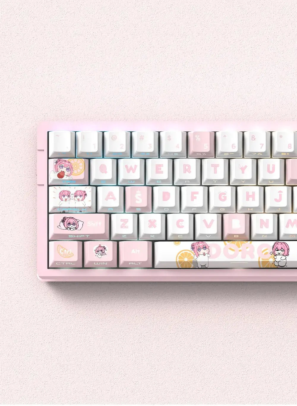 Miyu 129-Key OEM PBT Translucent Keycaps | Custom Mech