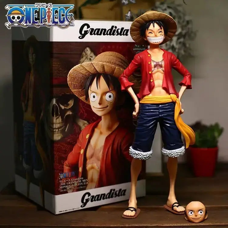 One Piece Luffy Figure: 28cm Face Changing Anime Statue