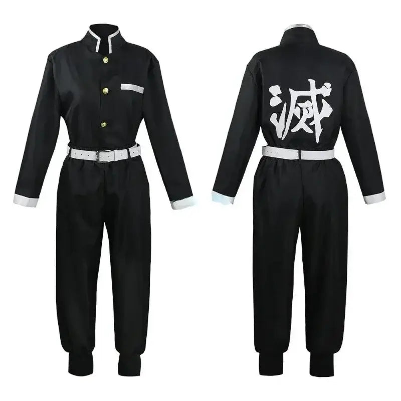 Iguro Obanai Cosplay Costume: Serpent Hashira Kimono Set