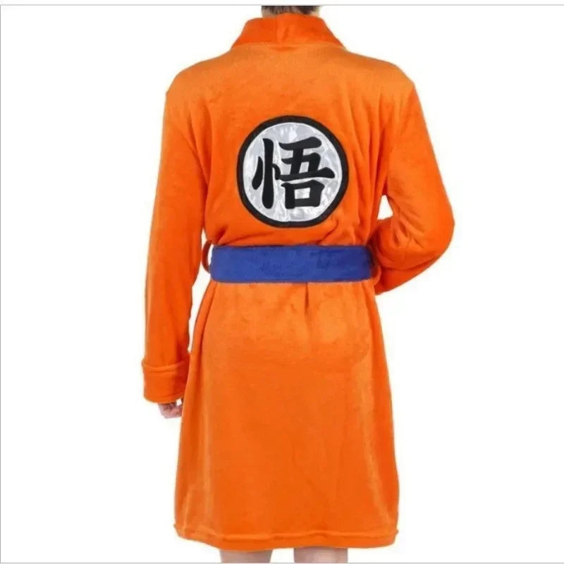 Dragon Ball Goku Flannel Anime Cosplay Bathrobe | Pajamas