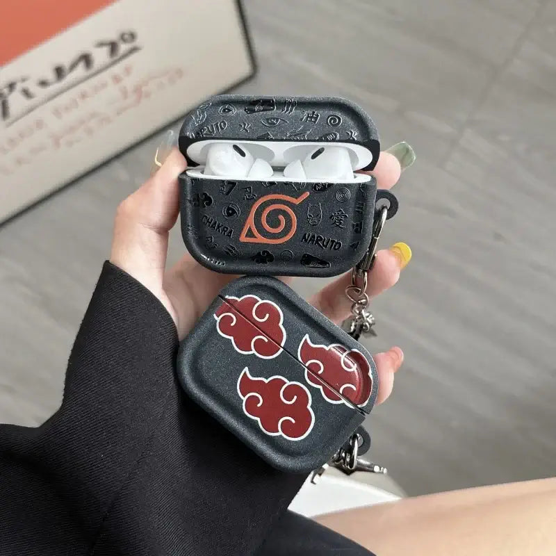 Naruto Akatsuki AirPods Case Shuriken Pendant Protective