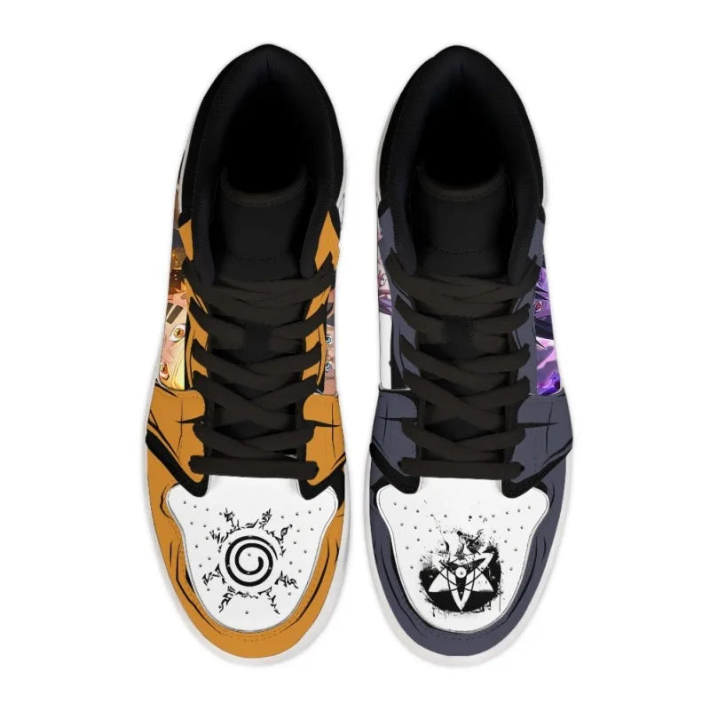 Naruto Anime High Top PU Leather Sneakers | Street Sport