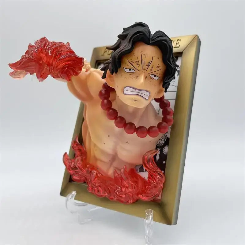 One Piece Three Brothers Statue: Luffy Ace Sabo Frame Gift