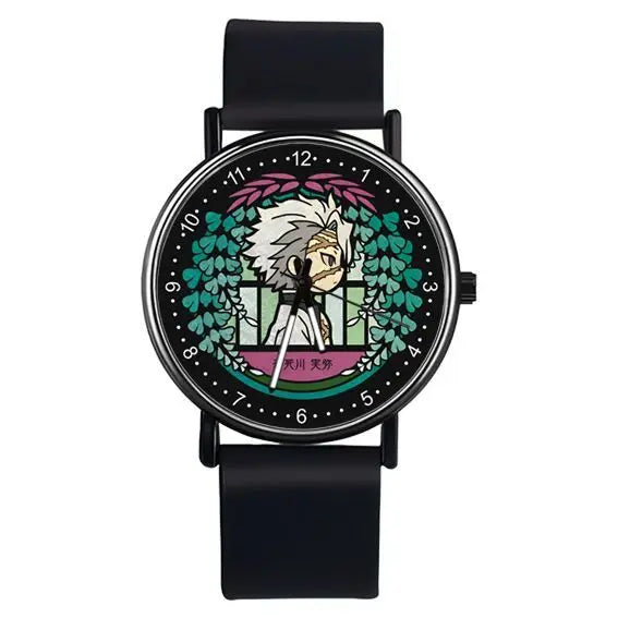 Demon Slayer Nezuko Sanemi Anime Student Analog Watch