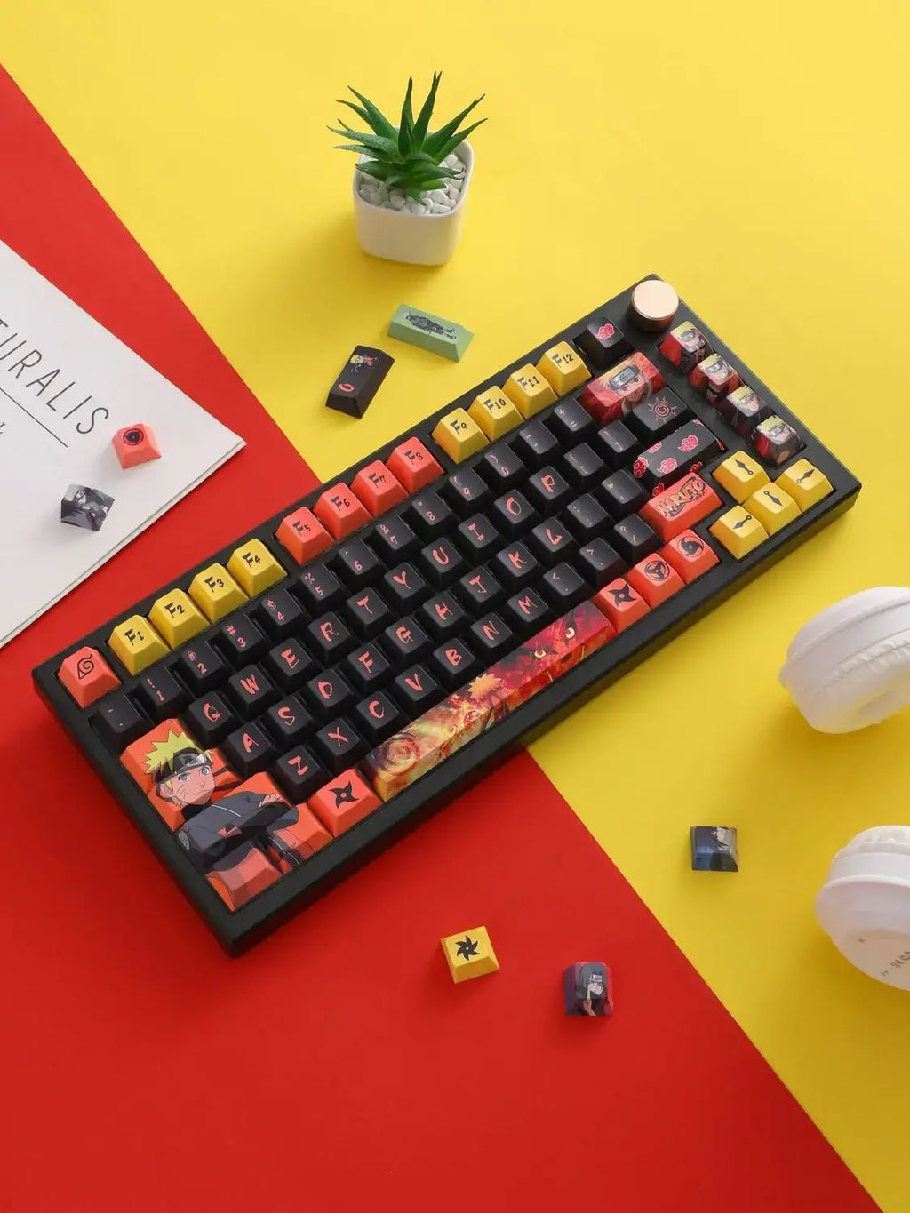 Naruto Uzumaki Translucent Mechanical Keyboard Keycap