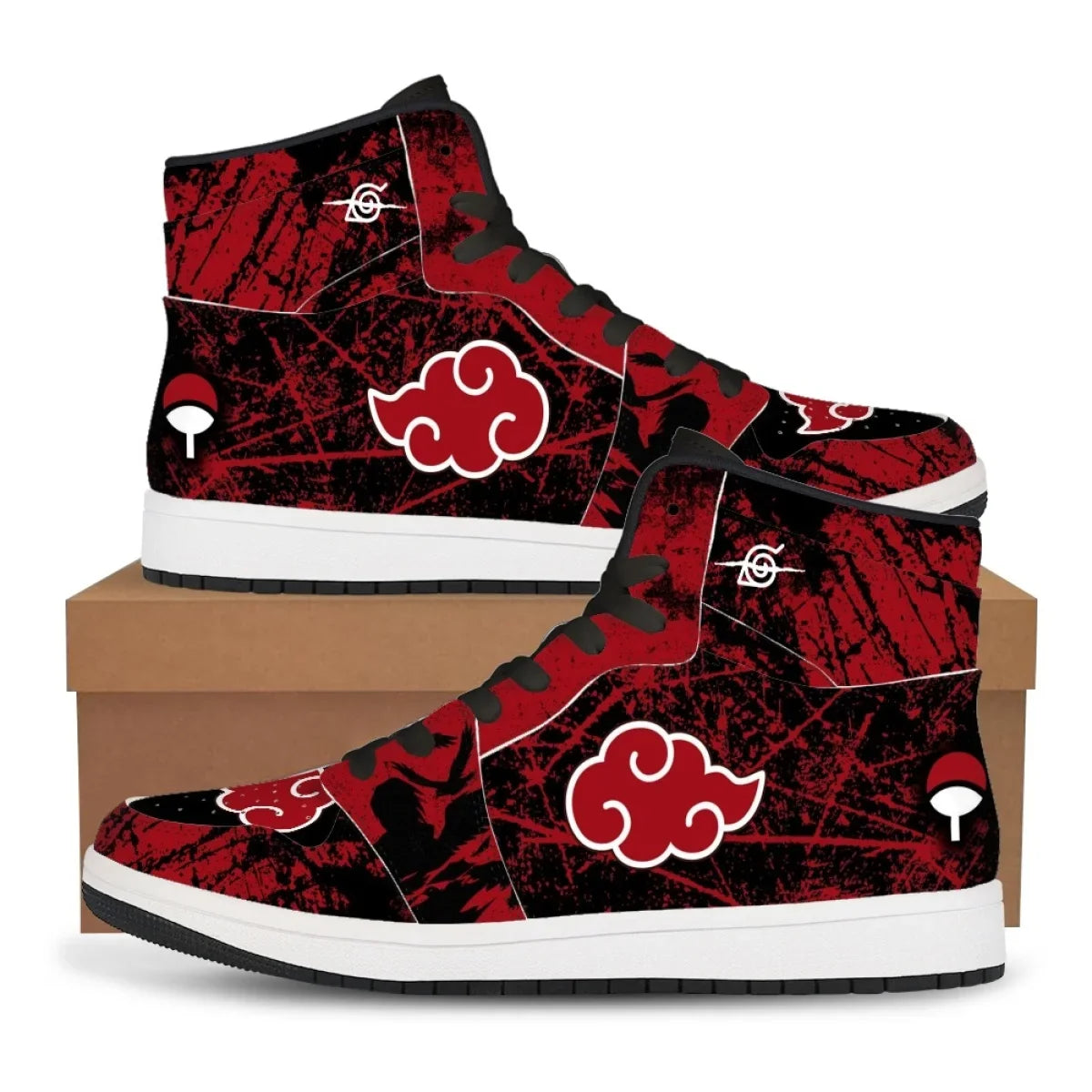Naruto Anime High Top PU Leather Sneakers | Street Sport