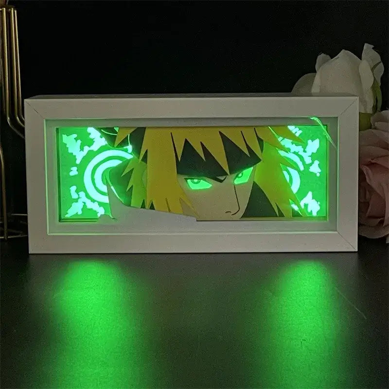 Naruto Uchiha Sasuke 3D Anime LED Light Box | Room Decor