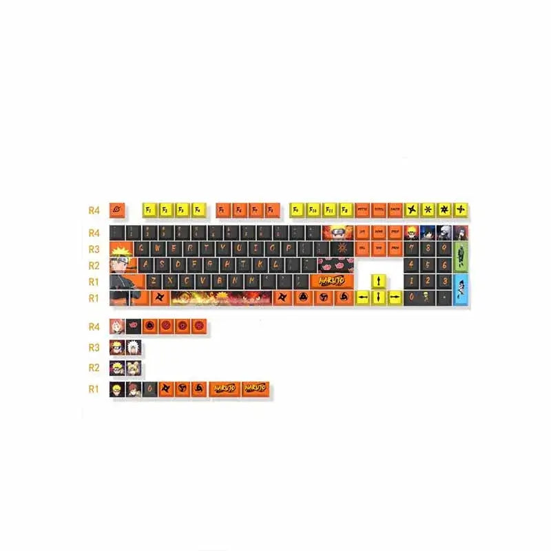 Naruto Uzumaki Translucent Mechanical Keyboard Keycap