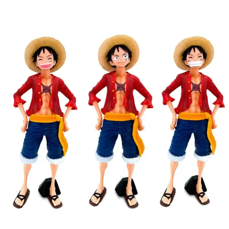 One Piece Luffy Figure: 28cm Face Changing Anime Statue