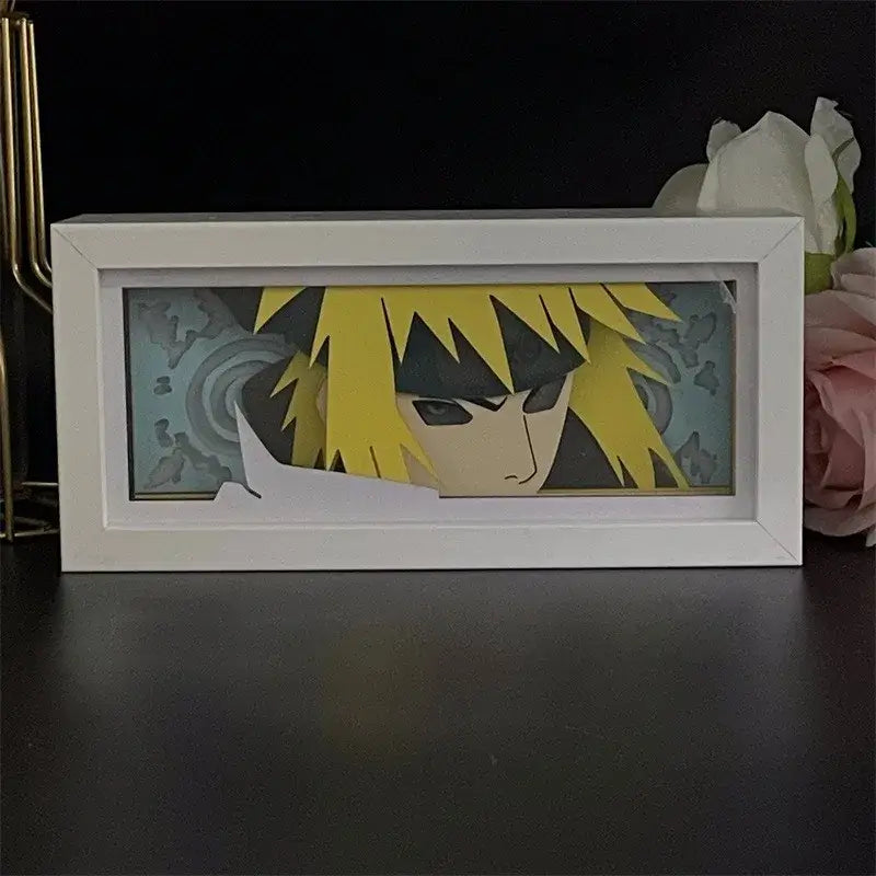 Naruto Uchiha Sasuke 3D Anime LED Light Box | Room Decor