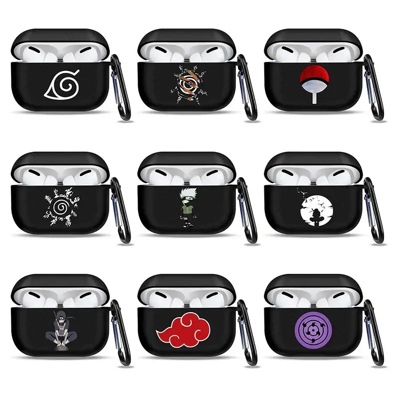 Naruto Itachi AirPods Case Soft Anime Cover TPU Cartoon
