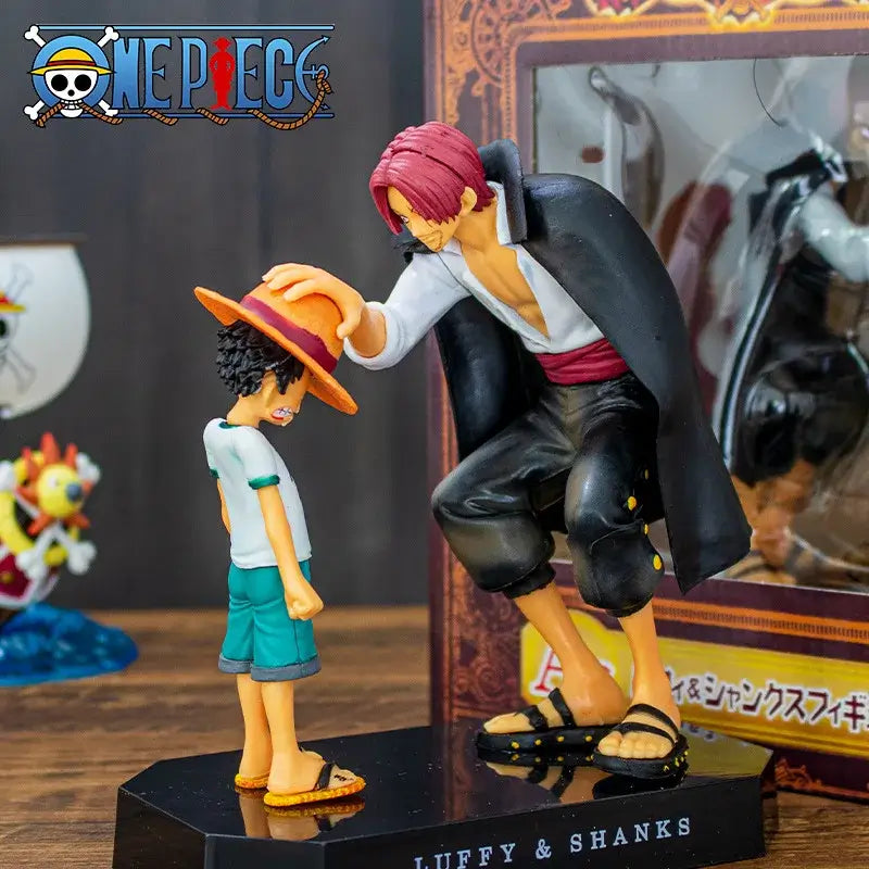 Shanks Luffy Action Figure: 18cm One Piece Anime Collectible Statue