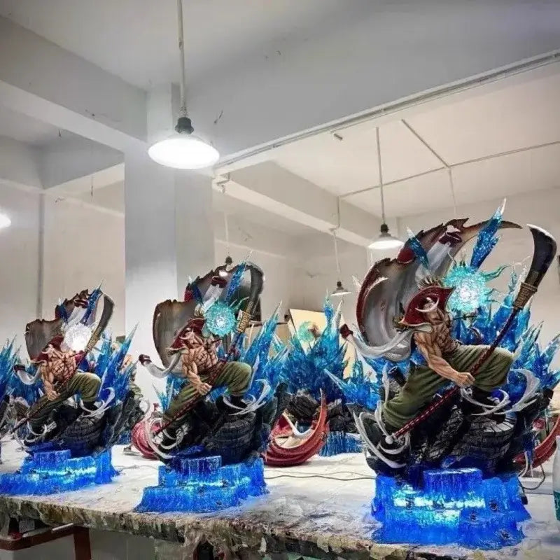 One Piece Whitebeard Naval Battle PVC Figure 38cm Light