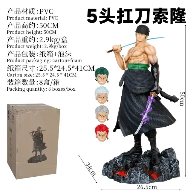 Zoro Five-Headed Eagle Large Collectible Statue | 50CM