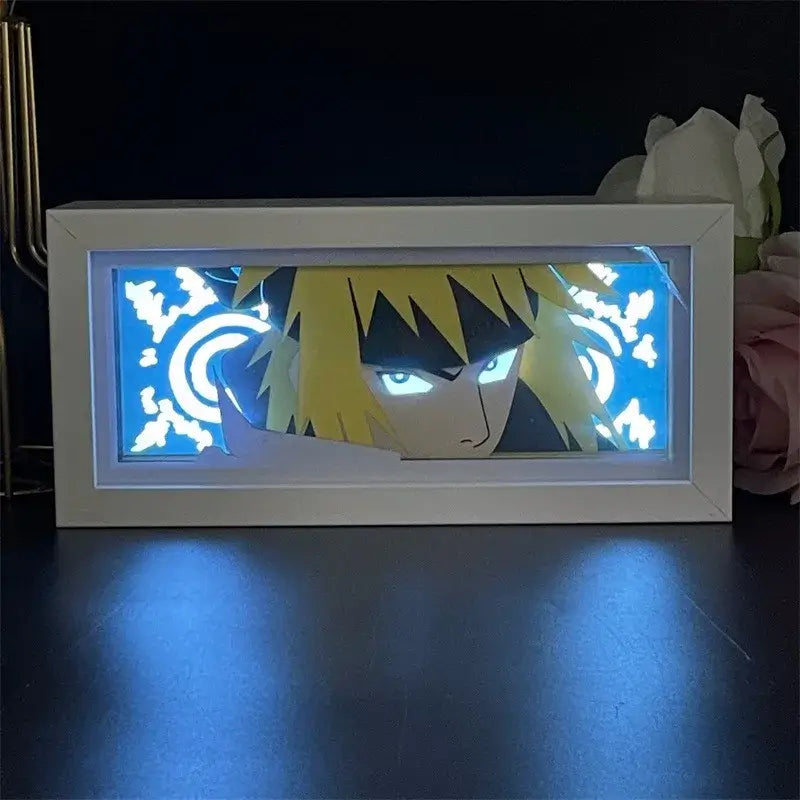 Naruto Uchiha Sasuke 3D Anime LED Light Box | Room Decor