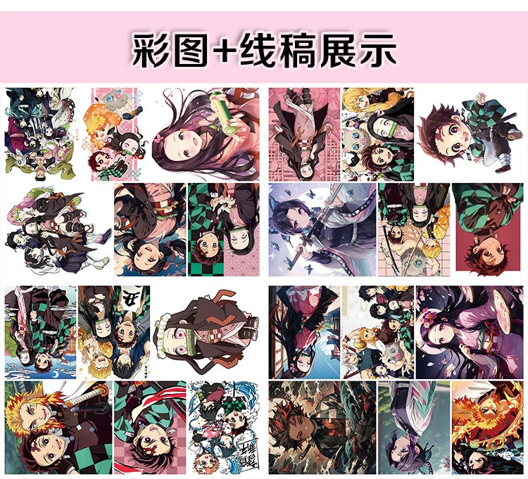 Demon Slayer Anime Colouring Book Children DIY | Drawing