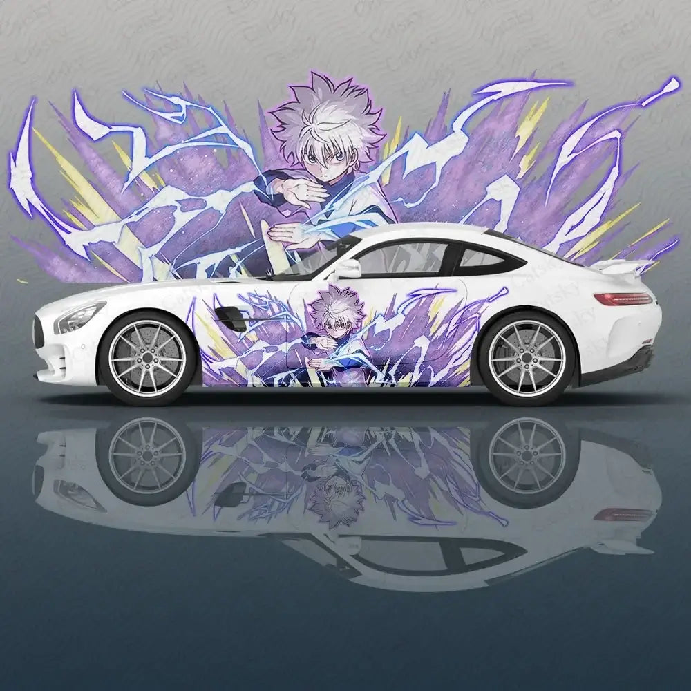 Killua Zoldyck Anime Vinyl Car Decal Side Graphic | SUV