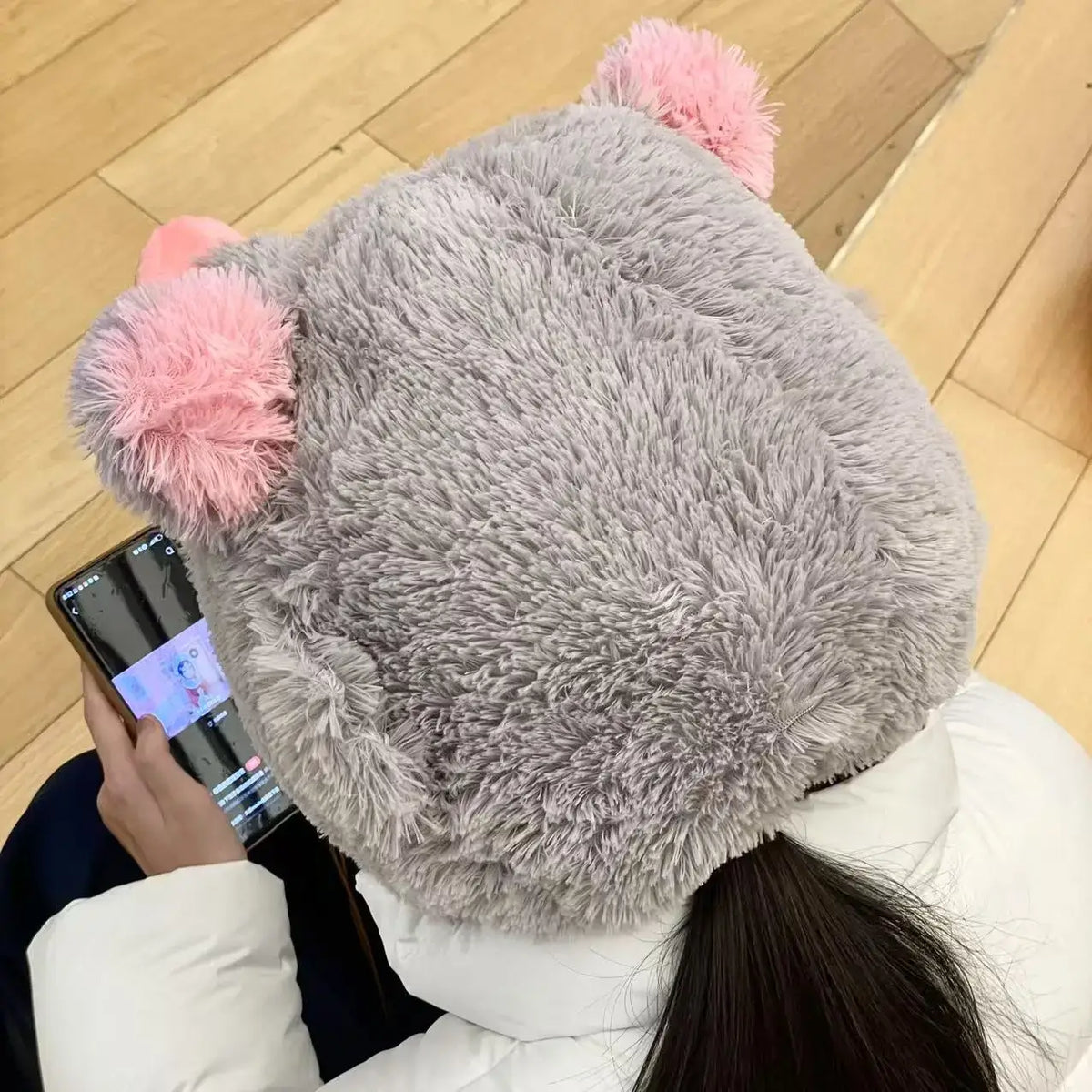 Inosuke Boar Head Plush Cosplay Neck Pillow | Travel