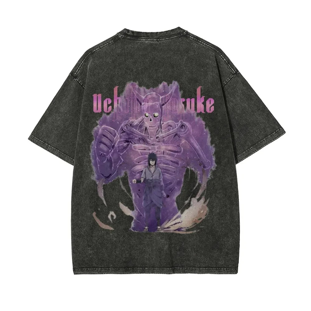 Naruto Washed T-Shirt: Retro 2026 Japanese Cotton Tee