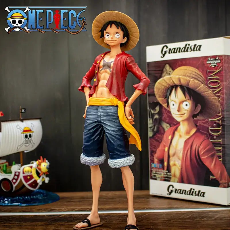 One Piece Luffy Figure: 28cm Face Changing Anime Statue