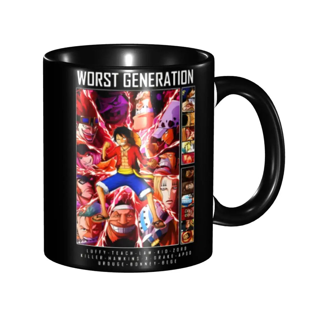 Monkey D Luffy Quotes One Piece Mug: Funny Kids Gift