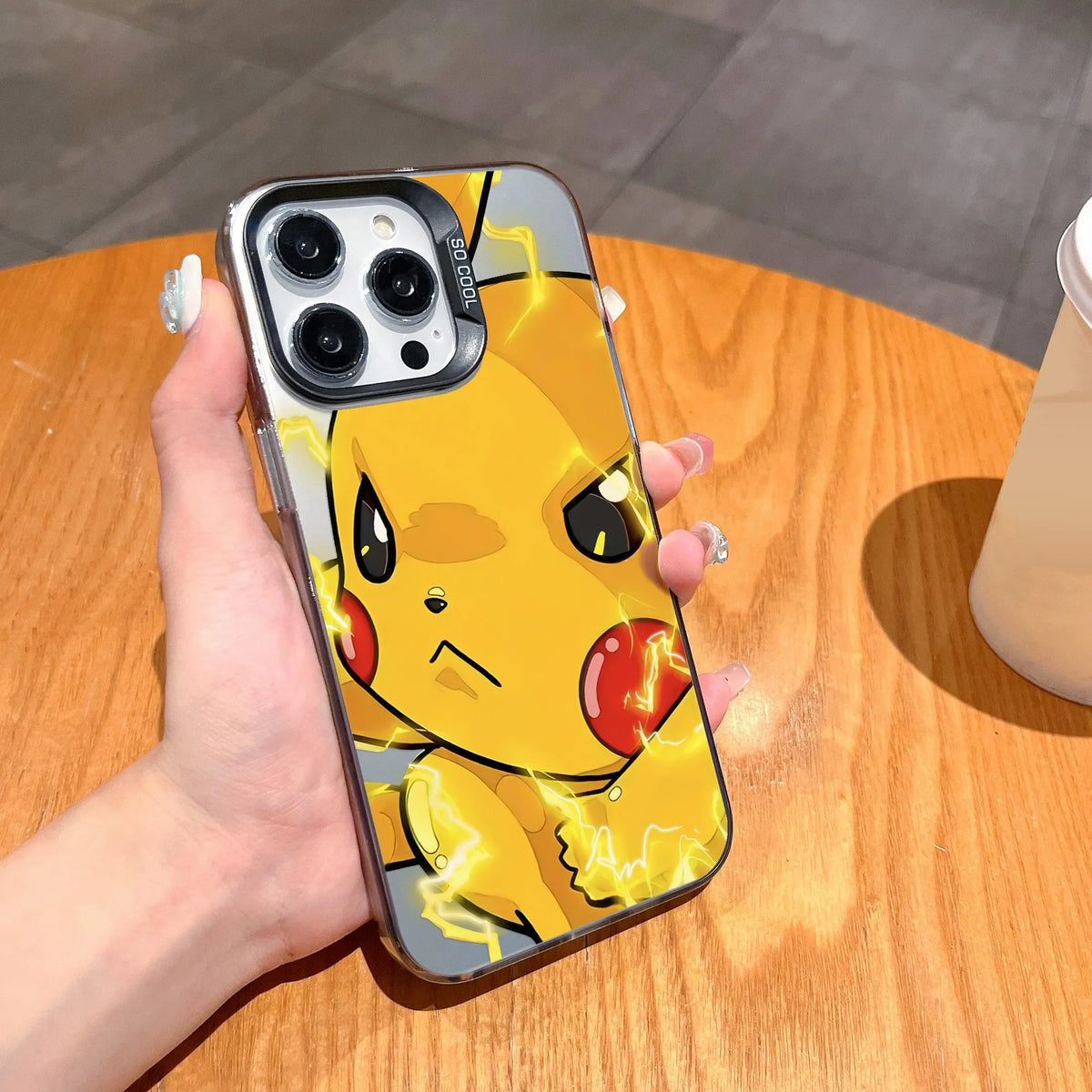 Anime Pokemons Gengars Pikachus Phone Case For iPhone 16 15 14 13 12 11 Pro Max X XR XSMAX 8 7 Plus Candy Matte Shockproof Cover