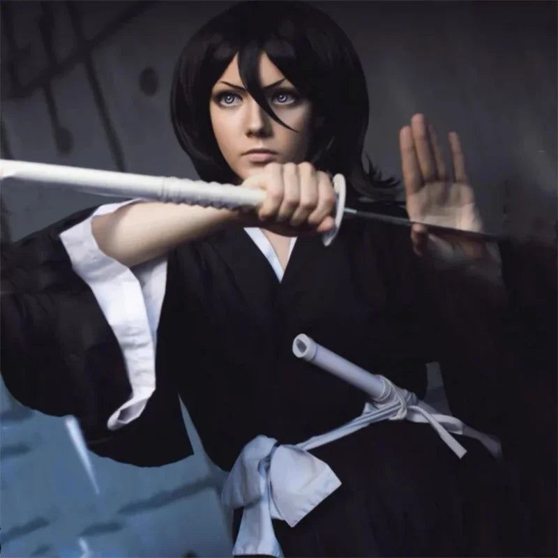 Bleach Kuchiki Rukia Cosplay: Thousand-Year Blood War Kimono
