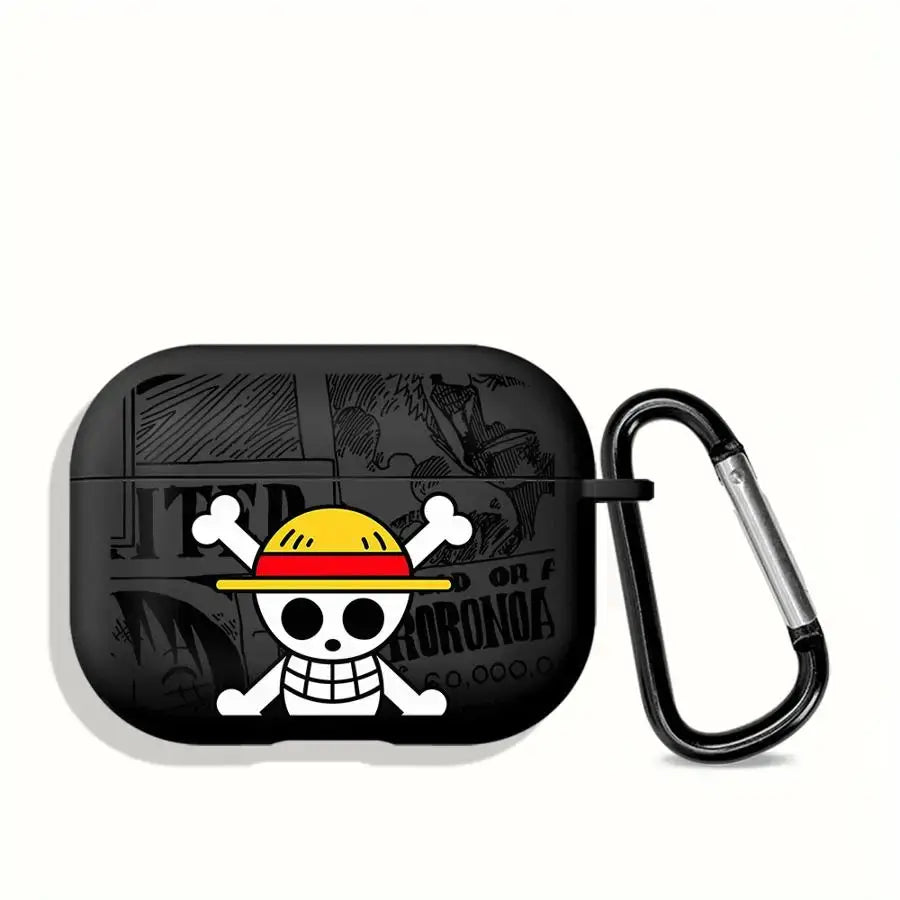 One Piece AirPods Case Cool Logo Protective Cover Hard Shell